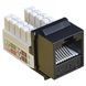 Модуль RJ45, Keystone, UTP, cat.6, 110, W - 16.6 мм, EPNew 6KTVM-U0BK