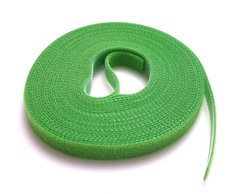 Velcro strap, 10 mm x 5 m, green, net-server 5040-GREEN