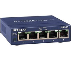 NETGEAR GS105GE 5xGE Switch, Unmanaged