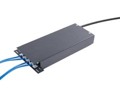 Mini Box for 4 Fibers with Cable Organizer, Black UA-FOBSМ-B