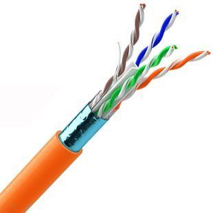 Фото Вита пара, F/UTP, cat.6, перетин 0,54 мм, мідь, LSOH, 500 метрів OK-Net 7932025m500 &ndash; купити з доставкою по Україні в інтернет-магазині Net-server