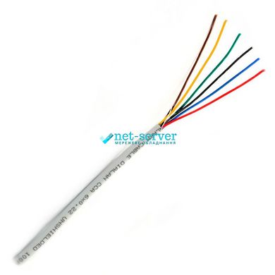 Signal cable CCA 6x7/0.22 without screen, coil 100m