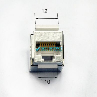 Модуль RJ45, Keystone, FTP, cat.6, 110, Slim, W - 17.3 мм, EPNew 6KTVM-F0TIN