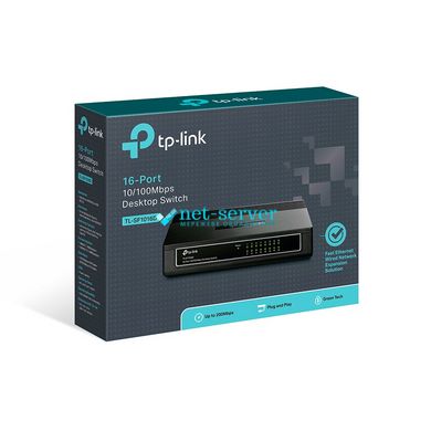 Switch TP-LINK TL-SF1016D 16xFE, Unmanaged, Desktop