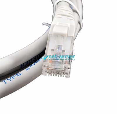 Фото Патч-корд 10м, UTP, cat.6, LSZH, RJ45, медь, серый, EPNew CBL-62U10MGYLSZHZ &ndash; купить с доставкой по Украине в интернет-магазине Net-server