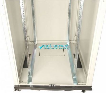 Фото Шафа підлогова 19", 26U, 600х1000 (Ш*Г), розбірна, сірий, Hypernet CKSR-FNC1000-26U &ndash; купити з доставкою по Україні в інтернет-магазині Net-server