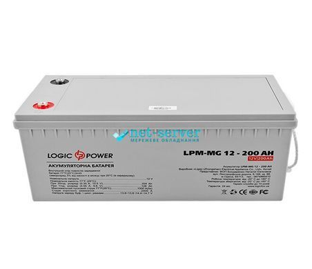 Photo of Multi-gel battery AGM LPM-MG 12 &ndash; 200 AH &ndash; buy online with delivery across Ukraine at Net-server