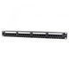 Network patch panel 24 ports 19" 1U, cat.5e, UTP Electronical NPP-C524CM-001