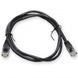 Патч-корд 3м, UTP, cat.5e, RJ45, мідь, чорний, Kingda PAUT3300-BK