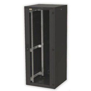 Фото Шафа серверна підлогова iSEVEN SERVER 19", 42U 800x1000, чорна CONTEG RI7-42-80/100-S2 &ndash; купити з доставкою по Україні в інтернет-магазині Net-server