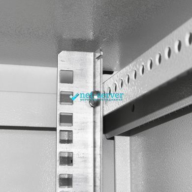 Photo of Server cabinet 12U 600x600 collapsible, glass, gray &ndash; buy online with delivery across Ukraine at Net-server