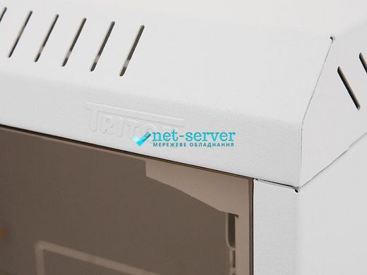Photo of Wall-mounted server cabinet 19" single-section 15U, 770x600x495mm (H*W*D) assembled, gray, Triton RBA-15-AS5-CAX-A1 &ndash; buy online with delivery across Ukraine at Net-server