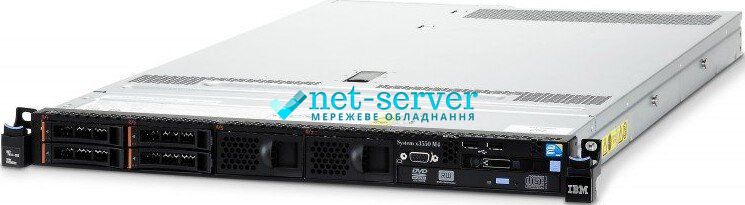 Сервер IBM x3550 M4 4C E5-2603 1.8GHz 1x4GB 2.5″ HS SAS/SATA(4) M1115 DVD-RW 1x550W 3Y/48h CS