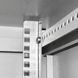 Server cabinet 12U 600x600 collapsible, glass, gray