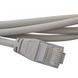 Патч-корд 0,5м, UTP, cat.6A, RJ45, мідь, 28AWG сірий, Electronical PC0027-C6A-050-8L