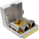 Outdoor socket 2xRJ45, cat.5e, FTP