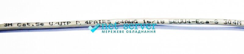 Фото Витая пара U/UTP, cat.5e, AWG 24, PVC, FutureCom, серый, Corning UU008995589 &ndash; купить с доставкой по Украине в интернет-магазине Net-server