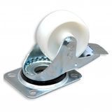 Photo of Polyamide wheels for cabinets (d80) on a platform with stopper 180 kg/wheel, 3030080CT &ndash; buy online with delivery across Ukraine at Net-server