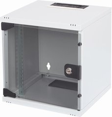 Шкаф серверный настенный 10", 6U, 330х312х300мм (В*Ш*Г), собраный, серый, DIGITUS DN-10-05U-1