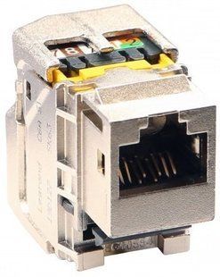 Фото Коннектор мережевий RJ45, STP, cat.6A, безінструментальний, Legrand 33154 &ndash; купити з доставкою по Україні в інтернет-магазині Net-server
