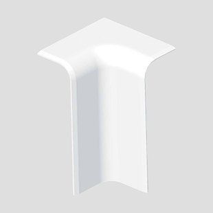 Photo of Internal Corner for LP 80&times;25 mm PVC Skirting Cable Trunking, Corner Connector for Inside Wall Corners, KOPOS LP Series, 8825_HB &ndash; buy online with delivery across Ukraine at Net-server