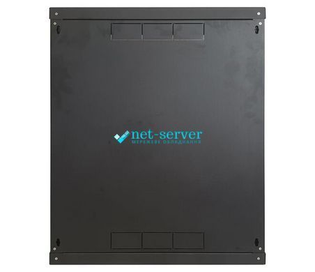 Photo of Wall cabinet 19", 12U, W600xD600xH637, collapsible, economy, glass, black ES-E1260B &ndash; buy online with delivery across Ukraine at Net-server