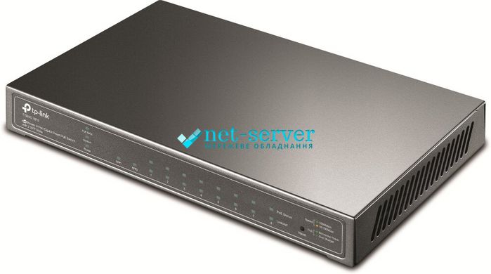 Switch TP-LINK T1500G-10PS (TL-SG2210P) 8x1GE/8xPoE 53W, 2x1GE/SFP, JetStream