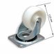 Polyamide wheels for cabinets (d80) on a platform with stopper 180 kg/wheel, 3030080CT