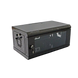 Wall-mounted server cabinet 19", 4U, 284x600x350mm (H*W*D), collapsible, black, UA-MGSWA435B