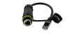 Водонепроникний з'єднувач RJ45 для монтажу в панель IP68, STP, cat.5e/cat.6 KD-CP3011CAT6