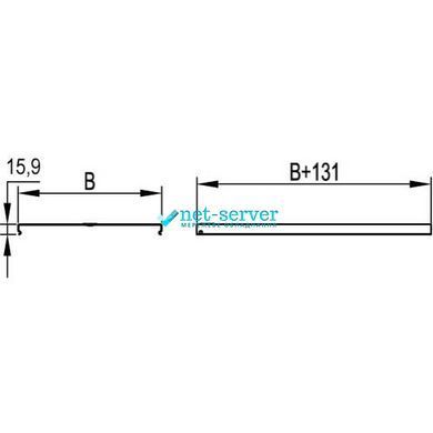 Photo of Cover for external vertical transition bend DKC CDSD/CDSS 90&deg; base 500 mm, Sendzimir hot-dip galvanized &ndash; buy online with delivery across Ukraine at Net-server