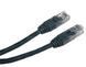 Патч-корд сетевой FTP Cat 5e Cablexpert PP22-0.5M/BK, 0,5 м, черный, RJ45-RJ45, литой, 50u, с фиксатором