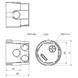 Wall socket box 73x71x66 mm PVC, grey, KOPOS KPR 68_KA