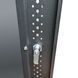 Wall cabinet 19", 15U, W600xD500xH773, collapsible, economy, glass, black ES-E1550B