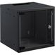 Server wall cabinet 19" 9U, 535x400 (W*D) black MIRSAN MR.SOH09U40DE.01