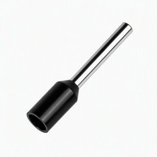 Photo of Insulated ferrule type E, 0.75 mm&sup2; &times; 12 mm, black, 100 pcs. &mdash; E7512Bk &ndash; buy online with delivery across Ukraine at Net-server
