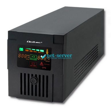 Uninterruptible power supplies (UPS) with modified sine wave UPS, 1500VA, 900W, tower, USB Qoltec 53974