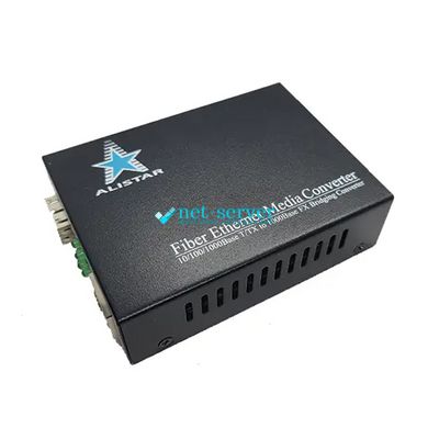 Media converter 10/100/1000BASE-T to SFP Slot 1000Base-SX/LX External Power Supply Alistar X1S