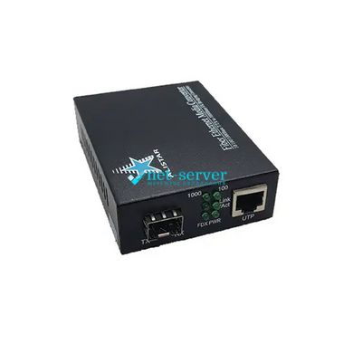 Медиаконвертер 10/100/1000BASE-T to SFP Slot 1000Base-SX/LX External Power Supply Alistar X1S