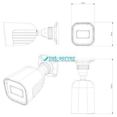 Photo of Camera 5 MP Provision-ISR I2-350A-28 (2.8 mm) for video surveillance &ndash; buy online with delivery across Ukraine at Net-server
