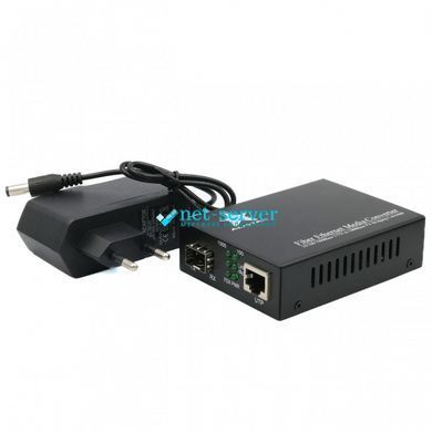 Фото Медиаконвертер 10/100/1000BASE-T to SFP Slot 1000Base-SX/LX External Power Supply Alistar X1SL &ndash; купить с доставкой по Украине в интернет-магазине Net-server