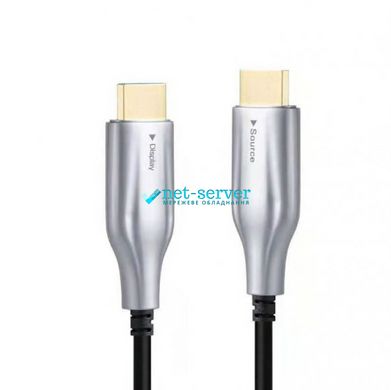 Патч-корд HDMI 2.1, 100м, з передачею сигналу по оптичному кабелю (AOC) VIEWCON MYOF12-100M