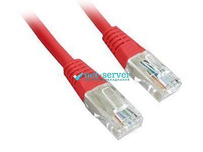 Фото Патч-корд сетевой UTP Cat 5e Cablexpert PP1.52-1.5M/R, 1.5м, красный, RJ45-RJ45, литой, 50u &ndash; купить с доставкой по Украине в интернет-магазине Net-server