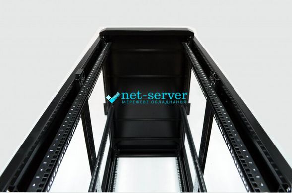 Шкаф серверный напольный 19", 24U, 610х1055мм (Ш*Г), разборной, черный, UA-MGSE24610MB