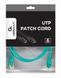 Патч-корд сетевой UTP Cat 6 Cablexpert PP6U-0.5M/G, 0.5м, зеленый, RJ45-RJ45, литой, 50u