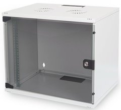 Wall-mounted server cabinet 19", 7U, 370x540x400mm (H*W*D), collapsible, gray, DIGITUS DN-1907U-S-1