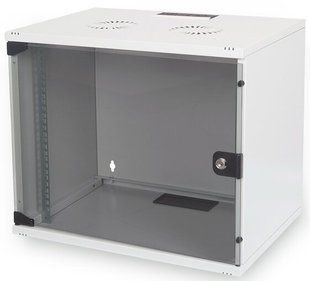 Photo of Wall-mounted server cabinet 19", 7U, 370x540x400mm (H*W*D), collapsible, gray, DIGITUS DN-1907U-S-1 &ndash; buy online with delivery across Ukraine at Net-server