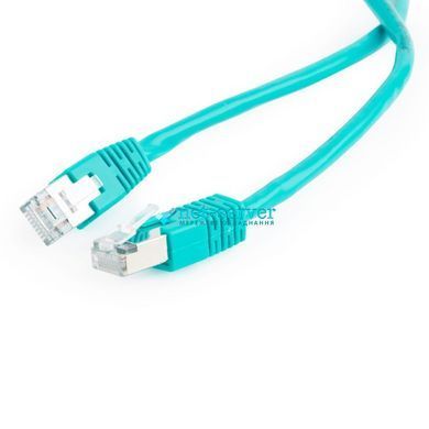 Фото Патч-корд мережевий FTP Cat 5e Cablexpert PP22-1M/G, 1 м, зелений, RJ45-RJ45, литий, 50u, з фіксатором &ndash; купити з доставкою по Україні в інтернет-магазині Net-server