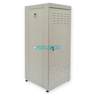 Шкаф серверный напольный 19", 24U, 610х675мм (Ш*Г), разборной, серый, UA-MGSE2466MG