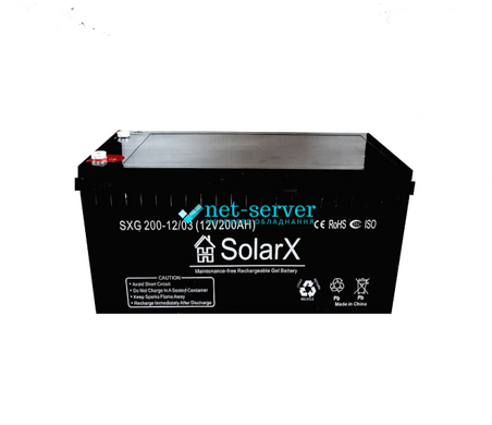 Акумуляторная батарея SolarX SXG 200-12